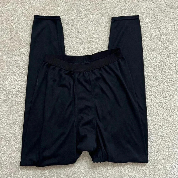 Patagonia Capilene Mid weight Baselayer Leggings Pants Men Sz Medium Black Snow, - Picture 3 of 16